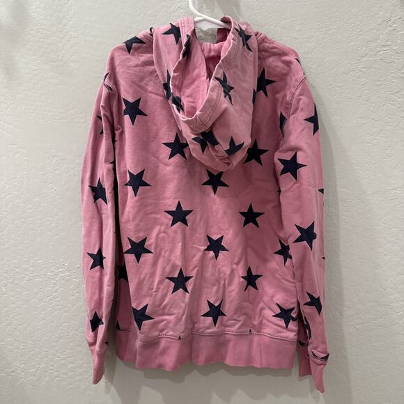 Primary Pink & Blue Star Zip Hoodie Sweatshirt - Picture 8 of 8